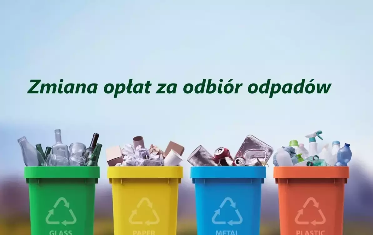 Zdjęcie do Zmiana opłat za odbi&oacute;r odpad&oacute;w 